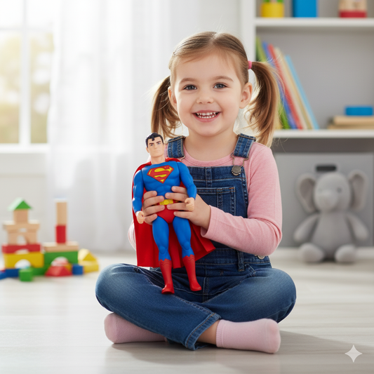 Huggzy Superman Toy for Kids