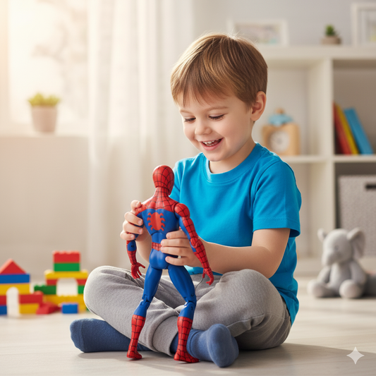 Huggzy Spiderman Toy for Kids
